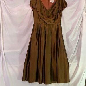 vintage Karon Lorrance dress AS IS for Saks Fifth Ave size6 capped sleeves lined